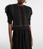 Marant Etoile Volana embellished cropped cotton vest