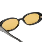 Le Specs Women's Outta Love Sunglasses in Black/Mustard Mono 