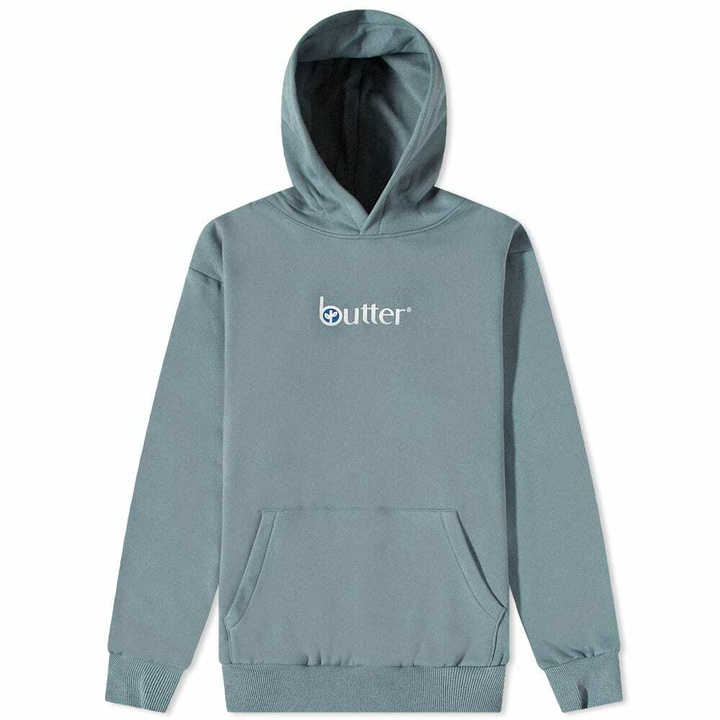 Photo: Butter Goods Men's Leaf Classic Logo Hoody in Mint