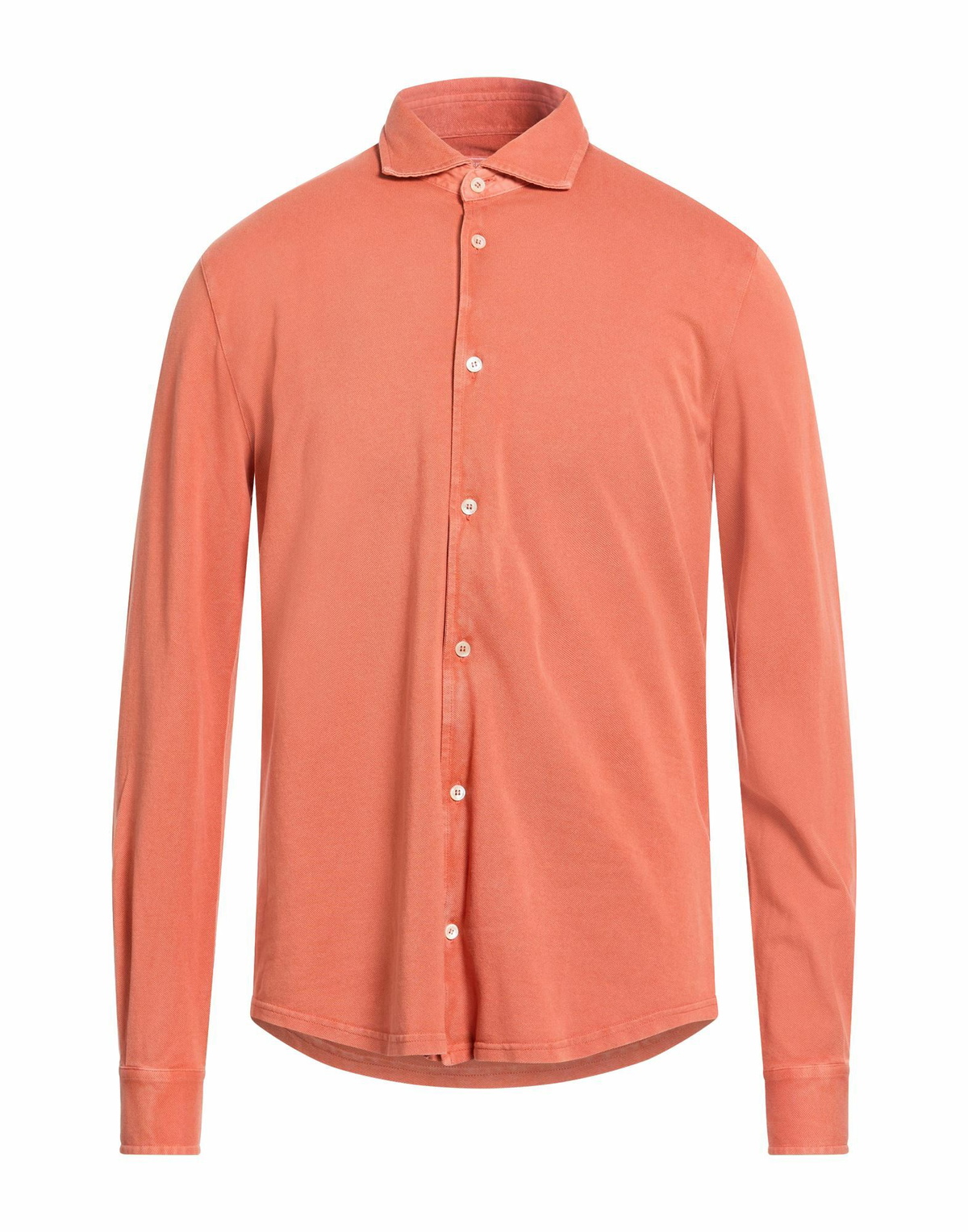 Fedeli Mens Shirt in Rust