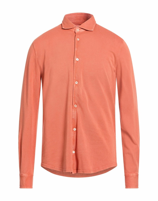 Photo: Fedeli Mens Shirt in Rust