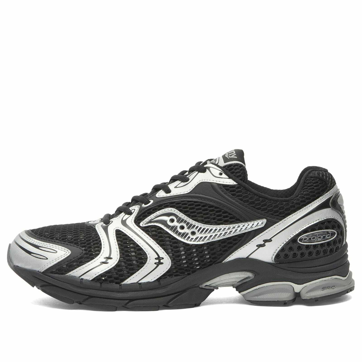 Saucony Progrid Triumph 4 Sneaker in Black/Silver