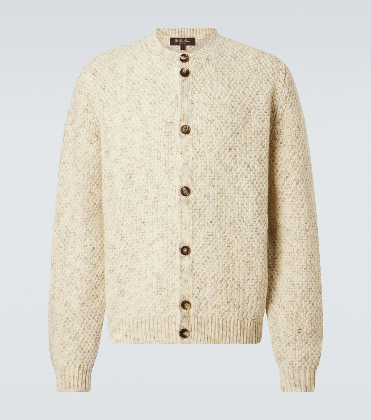 Loro Piana Ash wool and cashmere-blend cardigan Loro Piana