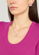 Vivienne Westwood Reina Crystal-embellished orb Necklace - Pink - One Size