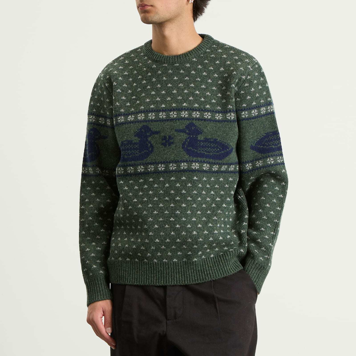 Pendleton Men's Duck Jumper in Green