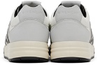 Givenchy White & Gray G4 Leather Sneakers
