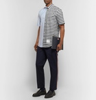 Thom Browne - Slim-Fit Button-Down Collar Panelled Cotton Oxford Shirt - Blue