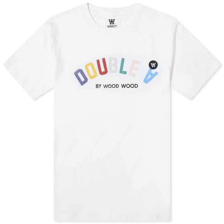 Photo: Wood Wood Men's Ace Arch T-Shirt in White