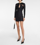 Coperni - Twisted cutout jersey minidress