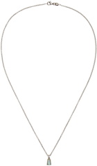 s.k. manor hill Silver Opal Pendant Necklace