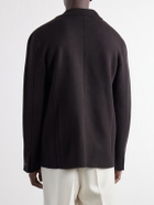 TOM FORD - Knitted Wool-Blend Blazer - Brown