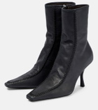The Row - Romy leather ankle boots