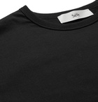 SÉFR - Luca Cotton-Blend Jersey T-shirt - Black