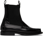 HEREU Black Alda Chelsea Boots