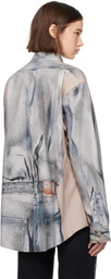 Y/Project Beige Trompe L'oeil Shirt