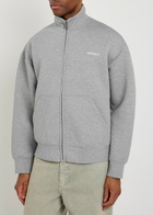 Carhartt Wip Alda Logo-embroidery Cotton-blend Sweatshirt Grey