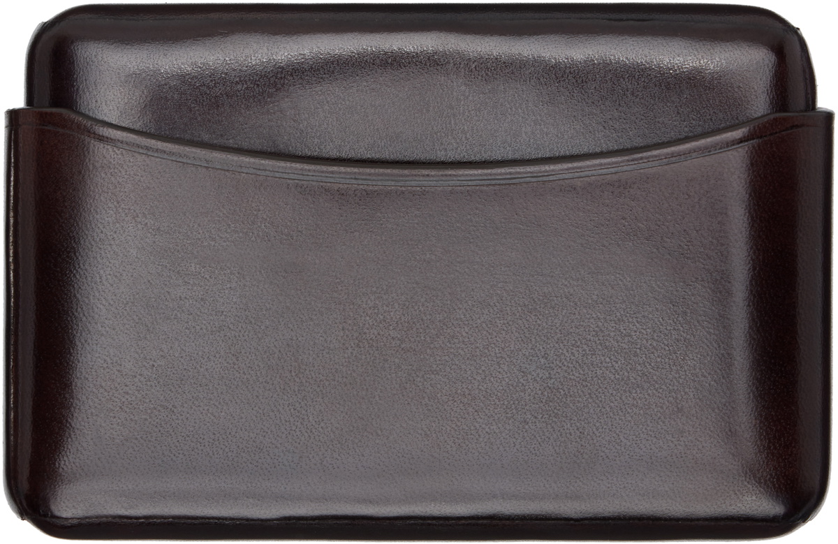 LEMAIRE Black Molded Card Holder