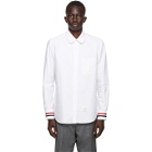 Thom Browne SSENSE Exclusive White Oxford Straight Fit Shirt