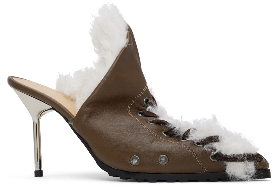 Ottolinger Brown Heel Mules