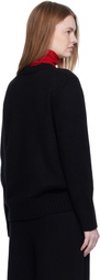Arch The Black Over Fit Cashmere Pullover Sweater