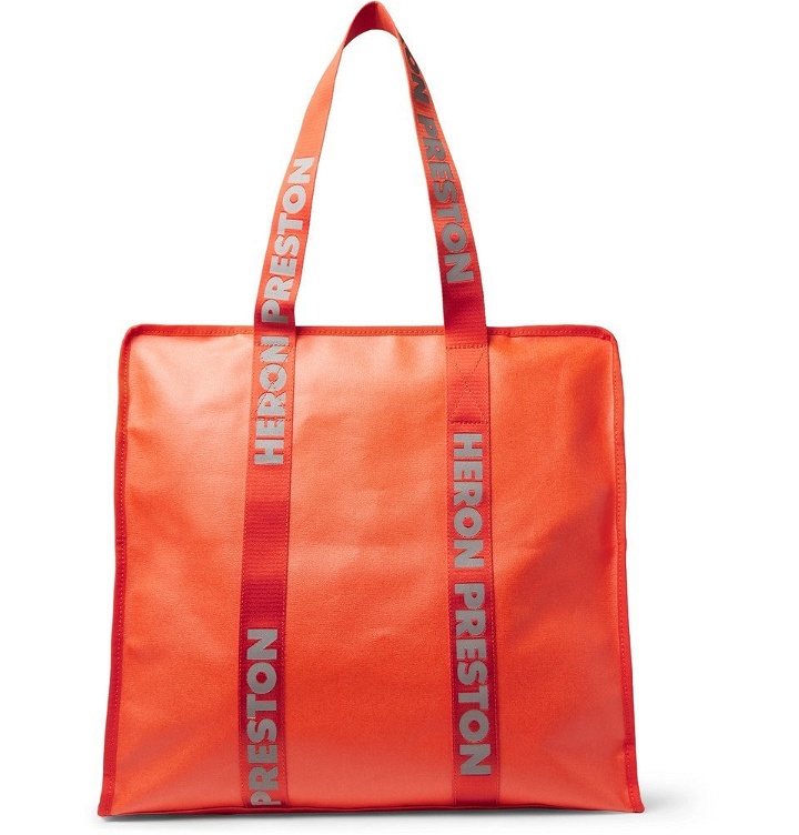 Photo: Heron Preston - Logo-Print Shell Tote Bag - Men - Orange