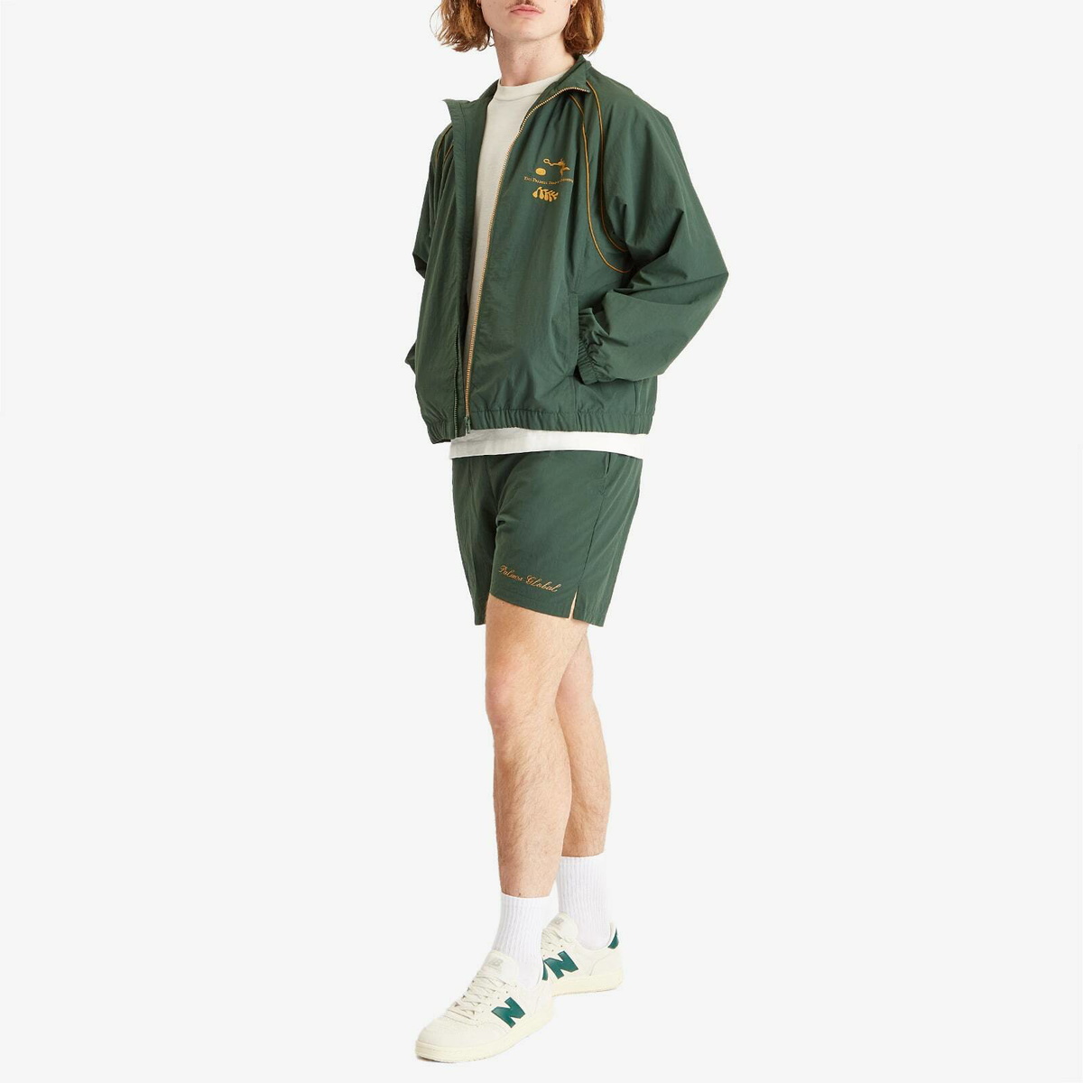 Palmes Men's Global Tennis Shorts in Dark Green