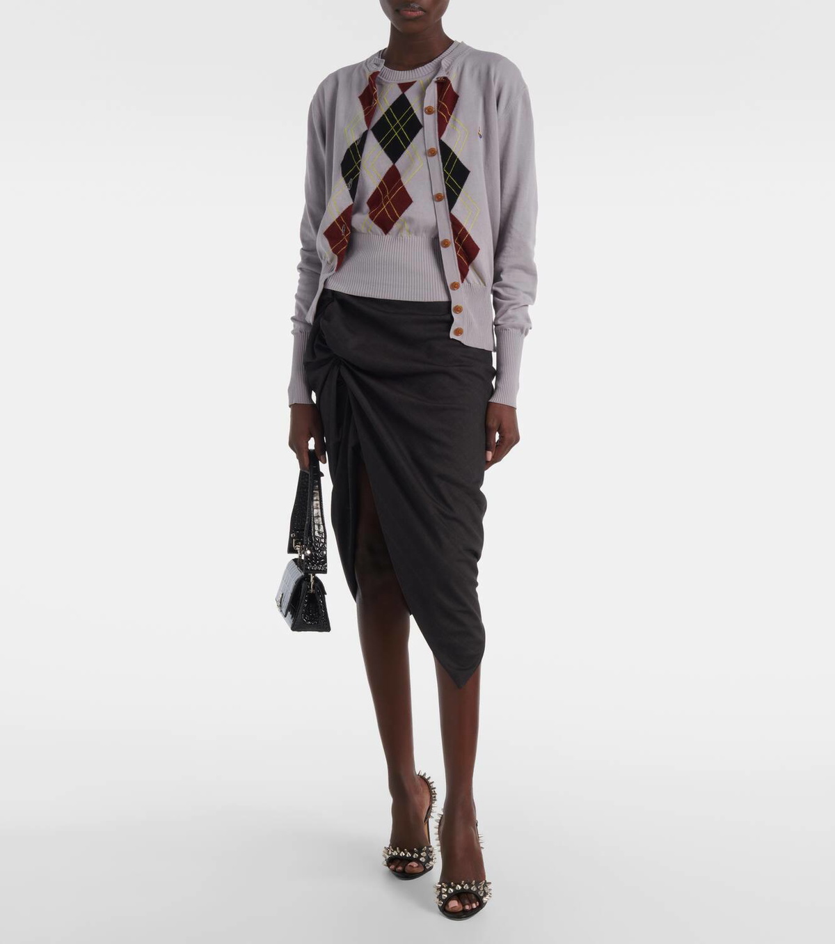 Vivienne Westwood Argyle cotton and wool top Vivienne Westwood Vivienne Westwood Argyle cotton and wool top Vivienne Westwood