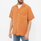 Portuguese Flannel Men's Dogtown Vacation Shirt in Terracotta