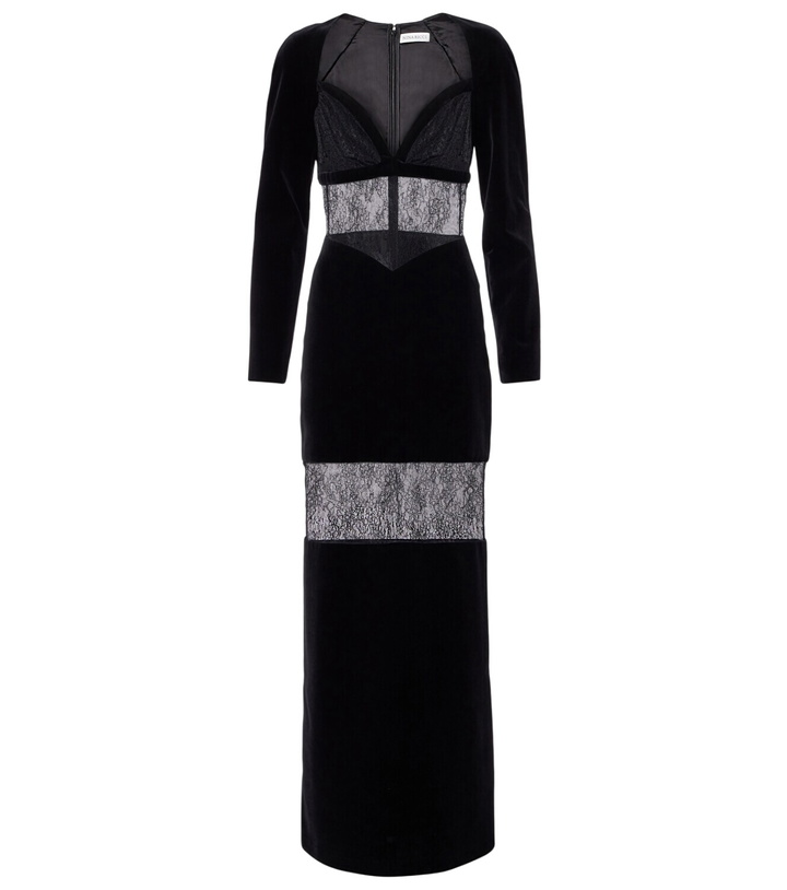 Photo: Nina Ricci Velvet and lace gown