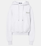 Jacquemus Corto logo cotton fleece hoodie