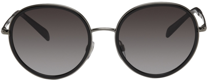 Photo: Valentino Garavani Black Rim Sunglasses