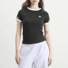 Adidas Women's Layered Cali T-Shirt in Black/Black