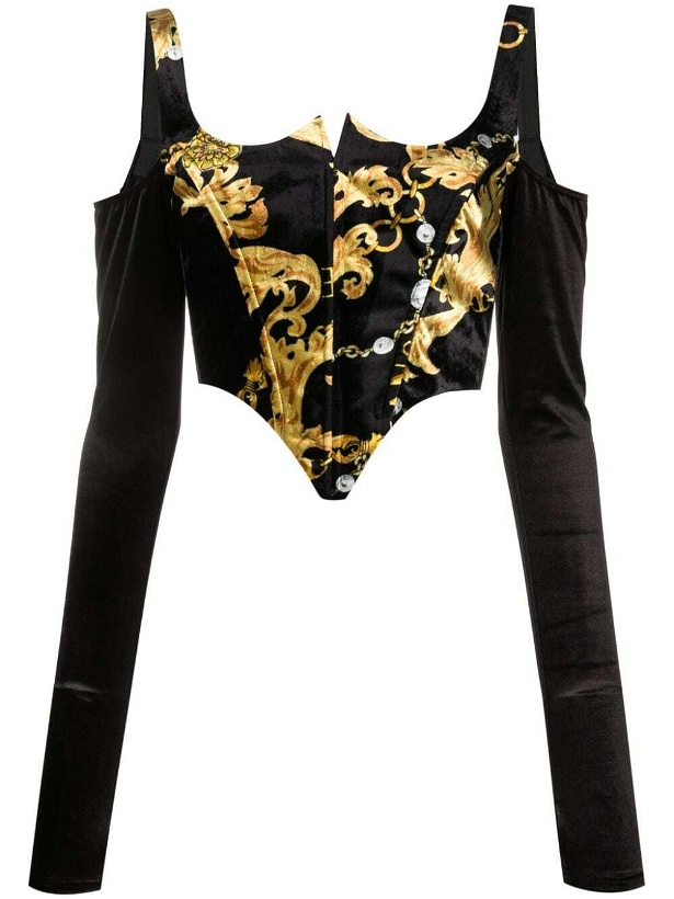 Photo: VERSACE JEANS COUTURE - Chain Couture Long Sleeve Corset