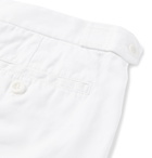 Sid Mashburn - Piped Cotton-Blend Twill Shorts - White