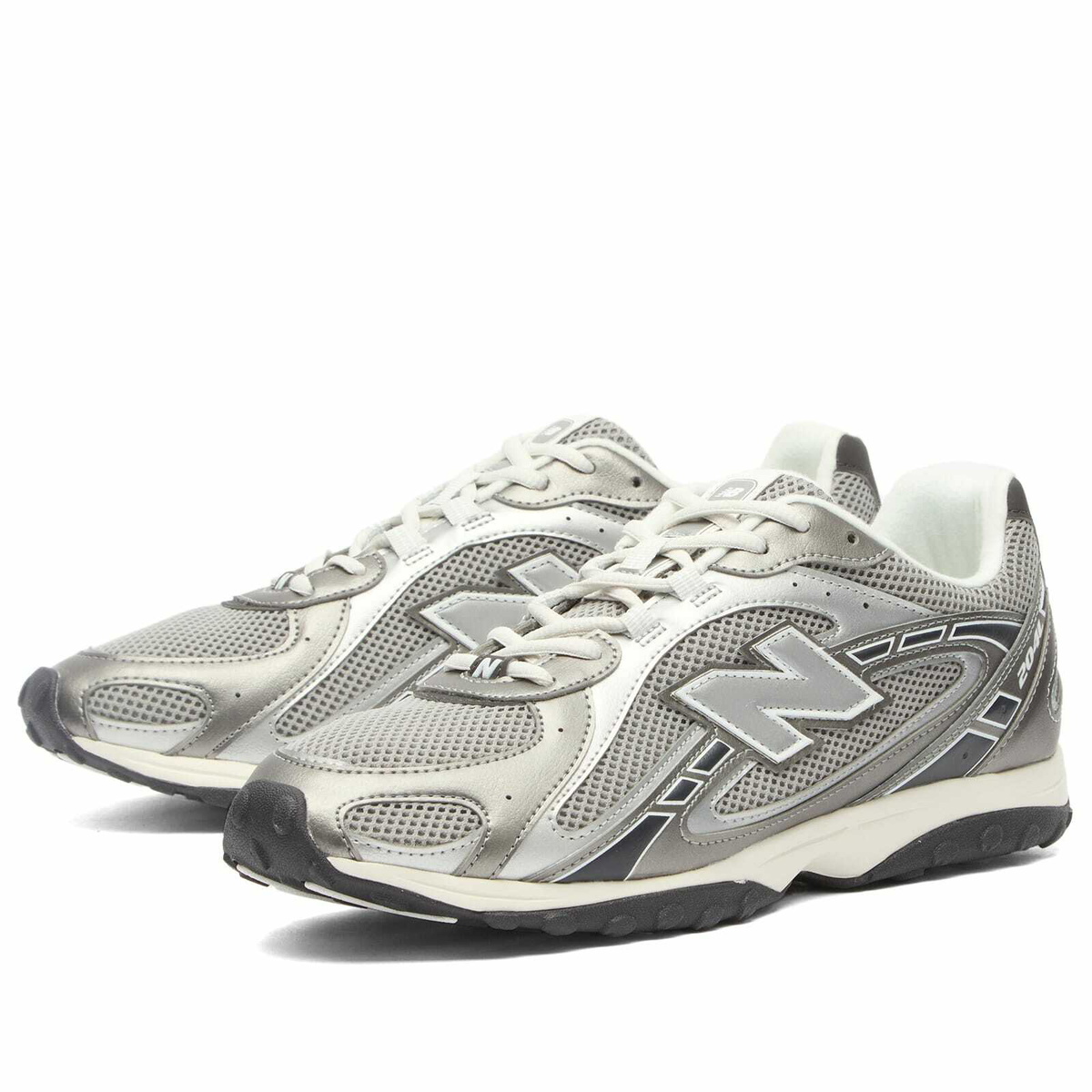 New Balance 204L Sneaker in Dark Silver Metallic/Slate Grey