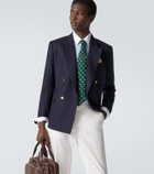 Dunhill Printed silk tie