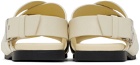 Bottega Veneta Off-White Alfie Sandals