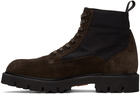 Paul Smith Brown & Black Suede Dizzie Boots