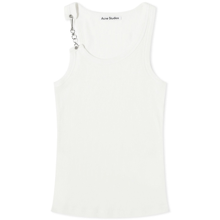Photo: Acne Studios Women's Chain Strap Vest Top in White