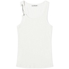 Acne Studios Women's Chain Strap Vest Top in White