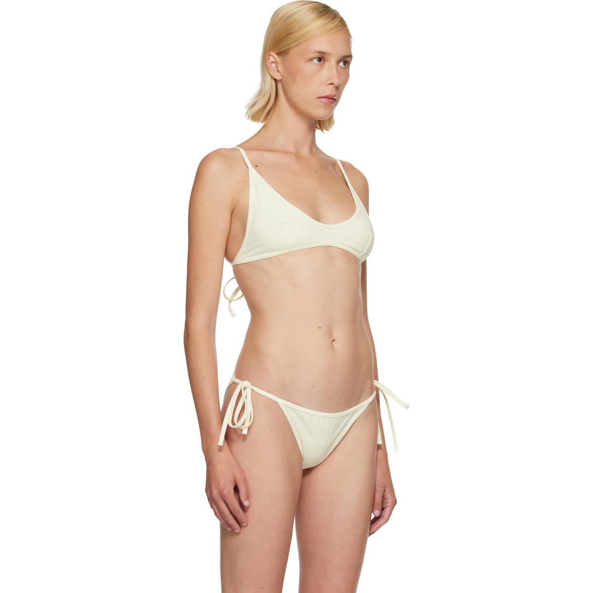 TOTEME Off-White Scoop Bikini Top
