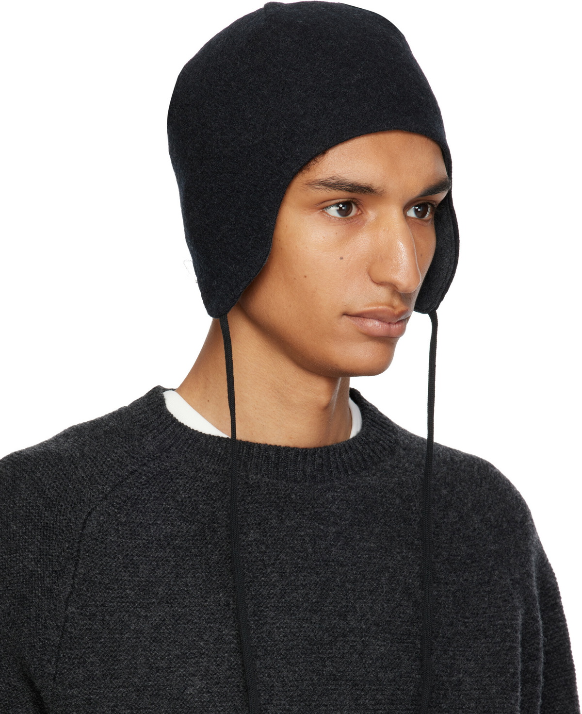 Lady White Co. Gray Ear Flap Cap