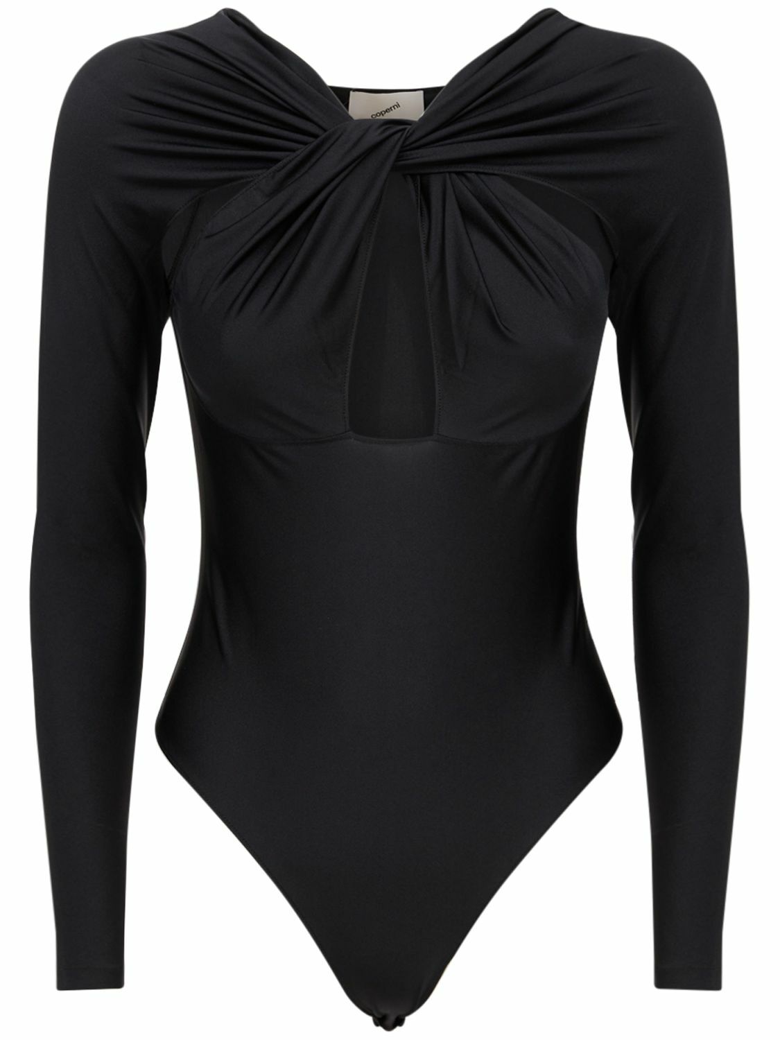 twist-front cut-out bodysuit