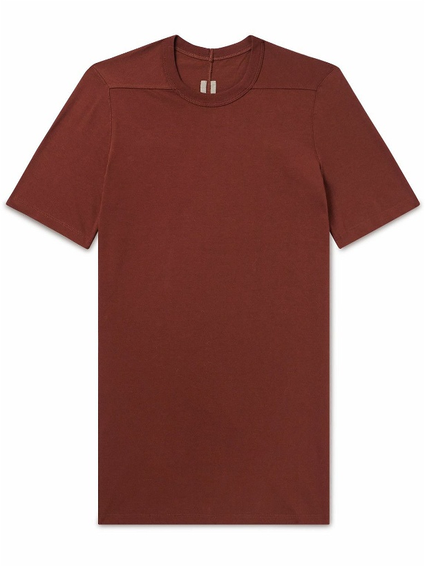 Photo: Rick Owens - Slim-Fit Cotton-Jersey T-Shirt - Red