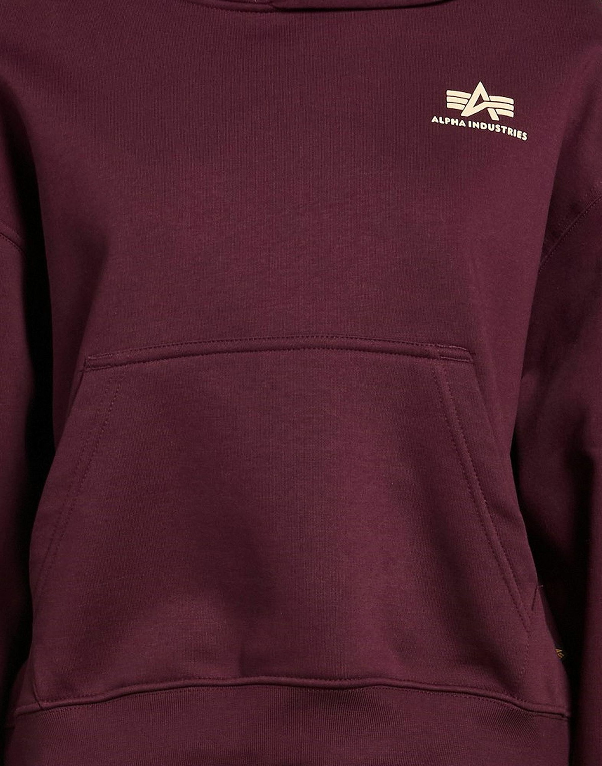Alpha Industries Womens Sweatshirt Burgundy