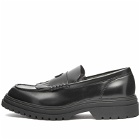 Fred Perry Authentic Men's Leather Loafer in Black