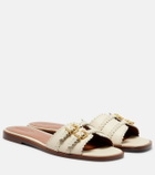 Zimmermann Goldie leather slides