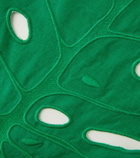 Aquazzura Casa Florida Leaf set of 2 linen placemats