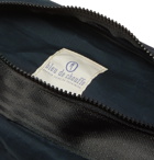 Bleu de Chauffe - Bastille Leather-Trimmed Waxed-Ripstop Belt Bag - Blue