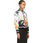 Off-White Multicolor Duchesse Varsity Jacket
